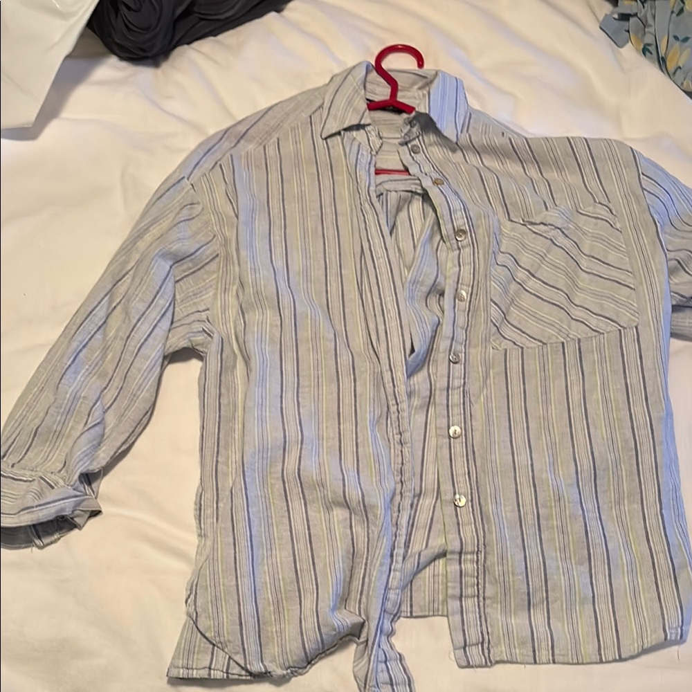 Oversized linen shirt